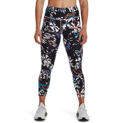 Under Armour Women's HeatGear No-Slip Waistband Printed Ankle Leggings Size XS