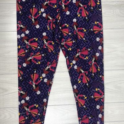 LuLaRoe Leggings Size TC 2 18+ Disney Captain Hook Multicolor Soft