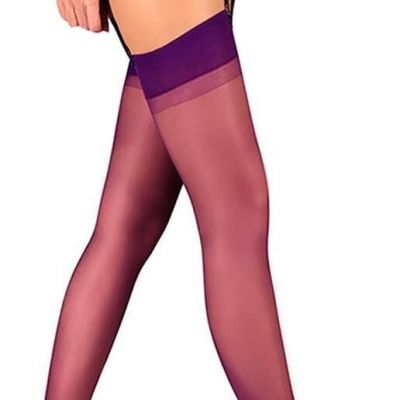Mila Marutti Sheer Thigh High Stockings for Women Pantyhose Nylons for Garter Be