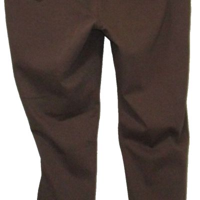 Time and Tru Dark Brown Stretch Jegging Legging Ankle Pants Size XXL 20 NEW