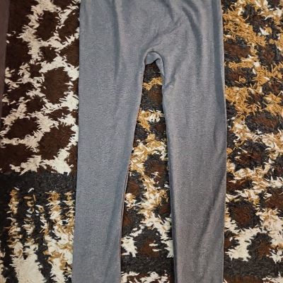 Womens Grey Leggings Stretchy Lightweight Size Small/Medium