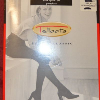 Talbots Microfiber Opaque Control Top Pantyhose Size A Small Grey (Z10)