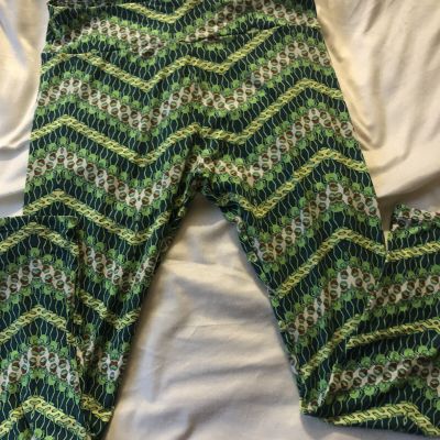 LuLaRoe TC Leggings Kermit the Frog 32” waist New Womens pants pajamas