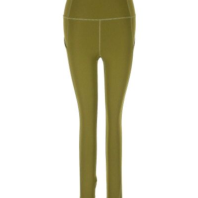 Fabletics Women Green Leggings XXS