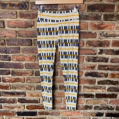 LuLaRoe Piano Print Yellow Black White Leggings Women's One Size