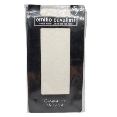 Emilio Cavallini Gambaletto Knee High Ivory stockings New