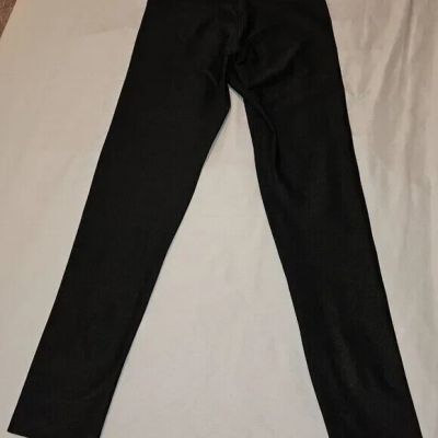 Women's Shiny Black Leggings Small American Eagle