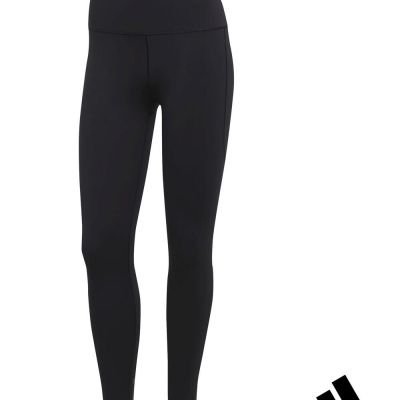 adidas Women's Optime Training 7/8 Leggings Yoga Running Workout Black XL