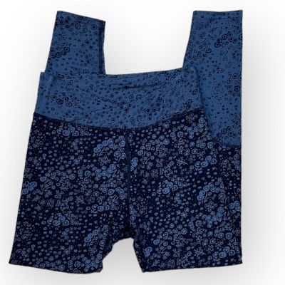 Pact Pureactive Crossover Legging in Dandelion Fields Blue Floral