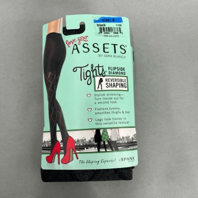 Love Your Assets Sara Blakely Spanx Tights Womens 4 Flipside Diamond Shaping