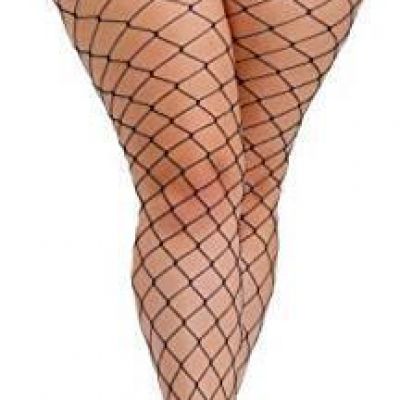 Womens High Waist Tights Fishnet Medium-3X-Large 1-large Gride-1 Pair