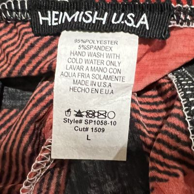 Heimish USA Women’s Size Large Plaid Leggings Lightweight