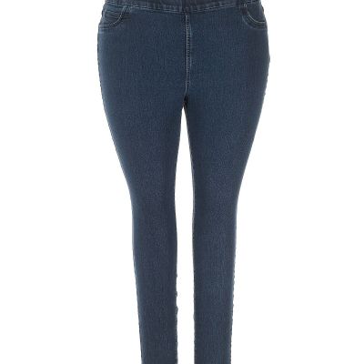 H&M Women Blue Jeggings 20 Plus