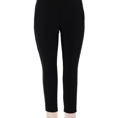 Hue Women Black Leggings XL