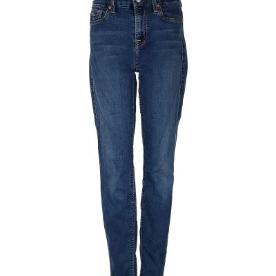 7 For All Mankind Women Blue Jeggings 26W