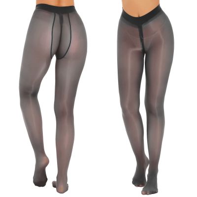 US Womens Tights Sheer Lingerie Smooth Pantyhose Compression Trousers Skinny