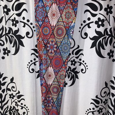 EUC Unbranded Women's Diamond Mandala Fashion Leggings Plus Size/Free Size