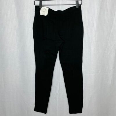 Chico's Black Ponte Leggings Sz 0 Small Womens Pants Stretch New NWT Casual