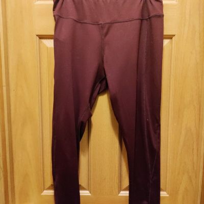 Maurices Size Xl Burgundy Leggings