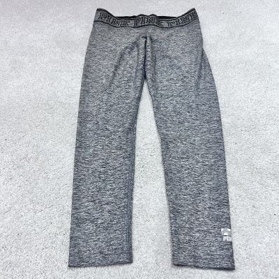 Victoria’s Secret PINK Leggings Women’s Gray Pull On Size Large