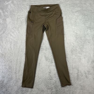 Carhartt Leggings Womens XS 0/2 Army Olive Green Utility Yoga Pants Stretch