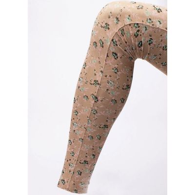 DSQUARED2 UNDERWEAR Sheer Floral Leggings Size S