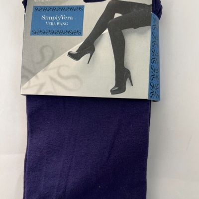 Control Top Opaque Tights Size 2 Simply Vera Wang New Exotic Violet Color