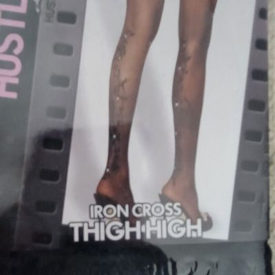 Hustler Iron Cross Thigh High