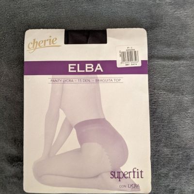 NWT Elba Sheer 15 Denier Brown Nylons size Small