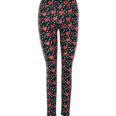 For the Love of Rockstars Women Red Leggings XS