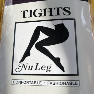 New Footed Opaque Black Pantyhose Tights Lot One Size Fits 5’-5’8”, 100-165 Lbs