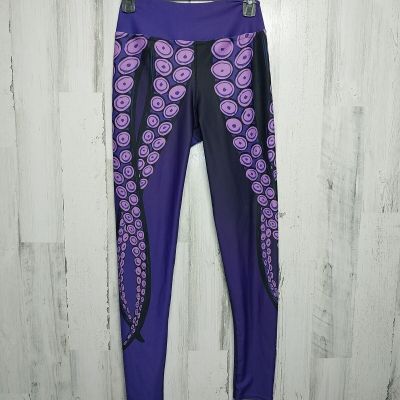 Silver Fox Women's Size Medium Purple Tentacle Leggings