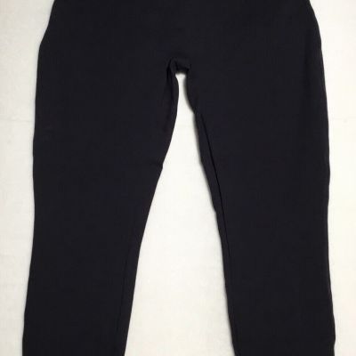 Spanx Ponte Ankle Leggings Women’s Size XL Navy Blue High Rise Pull On