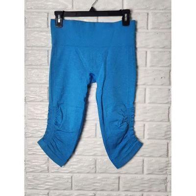 Lululemon In the Flow Crop Leggings Women's size 6 Bright Blue