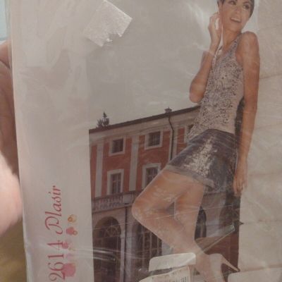 Mura Collant Sheer 15 Den Tights C2614 Plasir TIGHTS Size 4(L) NEW