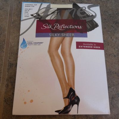 Hanes AB Pearl Pantyhose Silk Reflections Sheer Toe Control Top Q00717