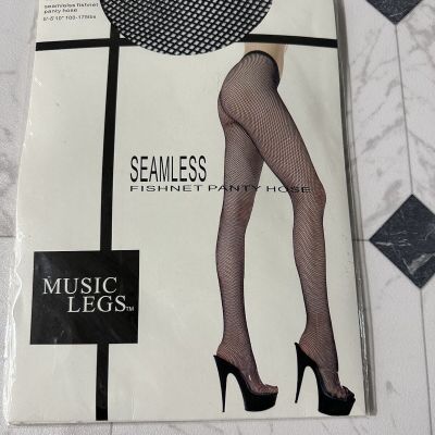 Black Fishnet Stockings Music Legs S-M See Pics