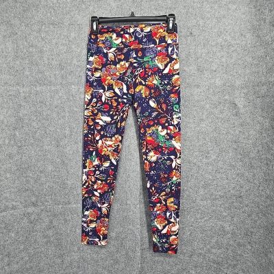 LuLaRoe Leggins Woman One Size 2-10 Multicolor Floral Pattern Soft Activewear