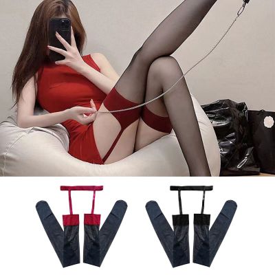 See-through Stockings High Heels Japanese Style Women's Over Knee Mesh Thin