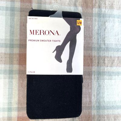 Merona Size S/M Women’s Ebony Premium Sweater Tights