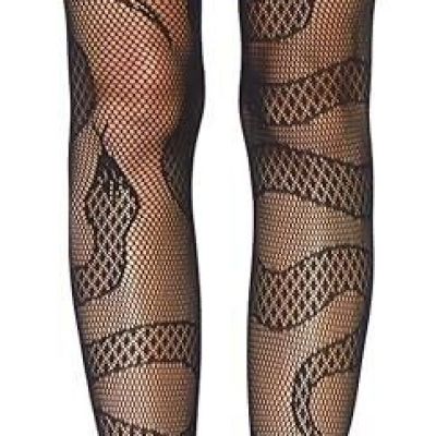 Leg Avenue Snake Serpents Fishnet Tights Adult Halloween Costume Accessory 8143