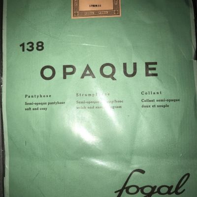 FOGAL 138 OPAQUE TIGHTS Color: Orange  Size:  Medium  138 - 08