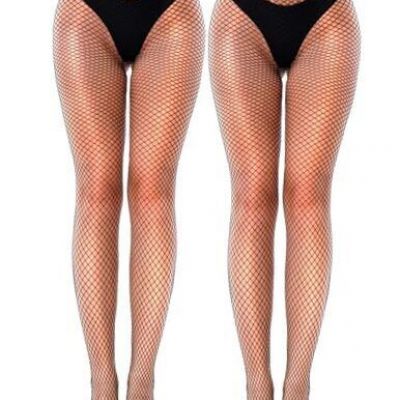 Fishnet Stockings Womens High Waist Sexy Tights for Women Black S Mesh 2