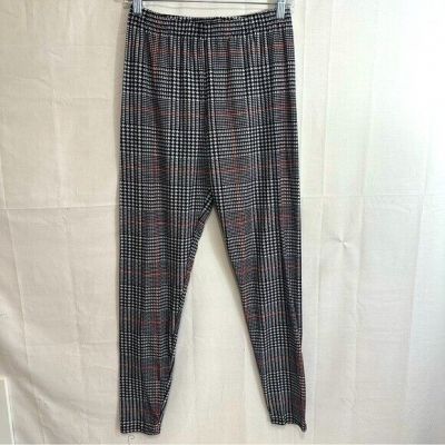 New Mix Womens Herringbone Plaid Stretch Leggings