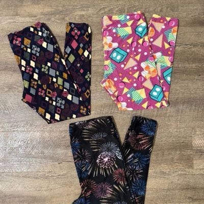 4 LuLaRoe Disney leggings bundle Women’s Tall & Curvy