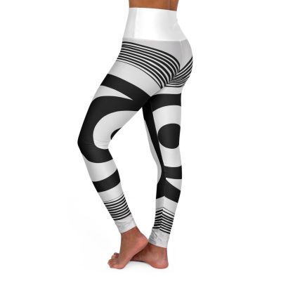 High Waisted Yoga Leggings (AOP)