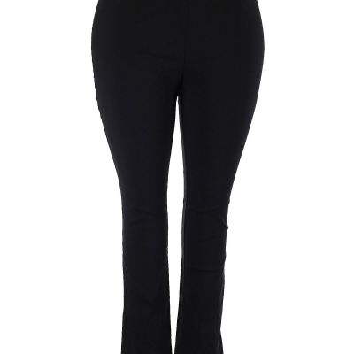 Dana Buchman Women Black Leggings 2X Plus