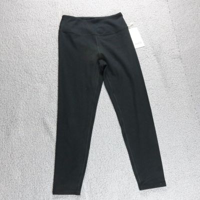 Mate The Label Legging Small Black Midi Organic Stretch Pull On New USA