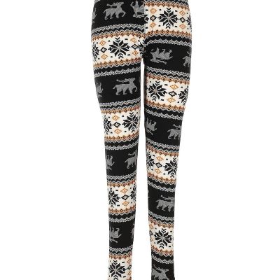 J.Village Women Black Leggings One Size Plus