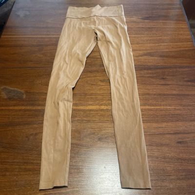 Juniors S Forever 21 Beige Tan Yoga Style Ankle Leggings Pants